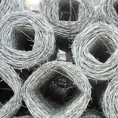 1.6mm diametro del filo di sicurezza galvanizzato filo spinato recinzione durevole per la protezione definitiva