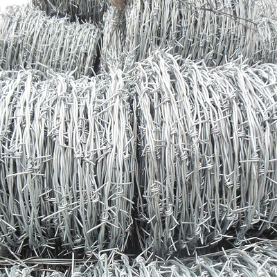 1.6mm diametro del filo di sicurezza galvanizzato filo spinato recinzione durevole per la protezione definitiva