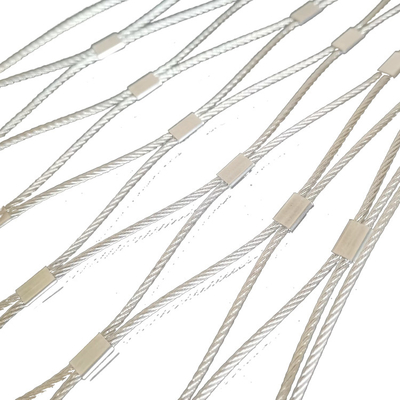 Diametro del filo da 1,2 mm a 4 mm Sicurezza commerciale 304 Acciaio inossidabile Reti di maglia per la protezione
