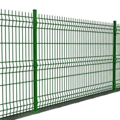 Recinzione per posta di recinzione PVC rivestito 3D rete di filo welded curvo Recinzione per cortile Diretto Metallo verde verde Ferro di giardino Recinzioni di sicurezza Recinzione