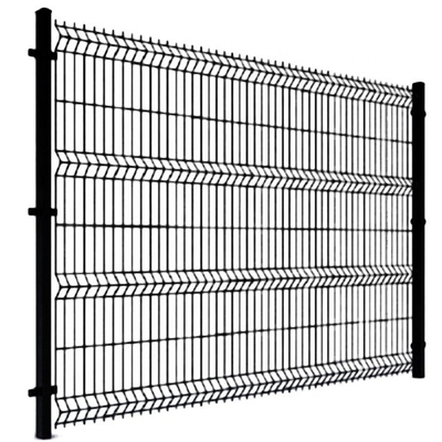 Recinzione per posta di recinzione PVC rivestito 3D rete di filo welded curvo Recinzione per cortile Diretto Metallo verde verde Ferro di giardino Recinzioni di sicurezza Recinzione