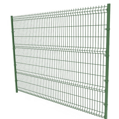 Recinzione per posta di recinzione PVC rivestito 3D rete di filo welded curvo Recinzione per cortile Diretto Metallo verde verde Ferro di giardino Recinzioni di sicurezza Recinzione
