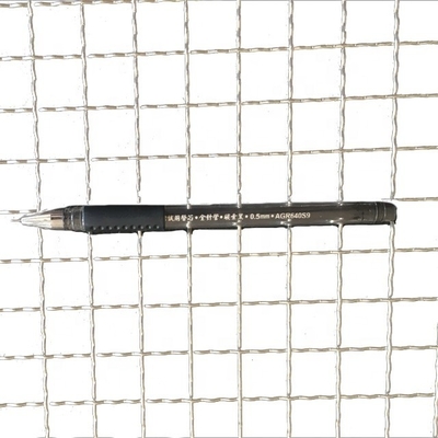 Twill Weave Protecting Mesh Custom Size Woven Grill Netting Galvanizzato Marino Crimped Wire Mesh per Scala