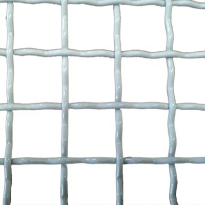Twill Weave Protecting Mesh Custom Size Woven Grill Netting Galvanizzato Marino Crimped Wire Mesh per Scala