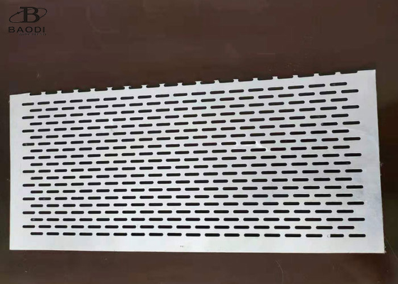 Il foro scanalato d'acciaio galvanizzato ha perforato il metallo Mesh Long Life