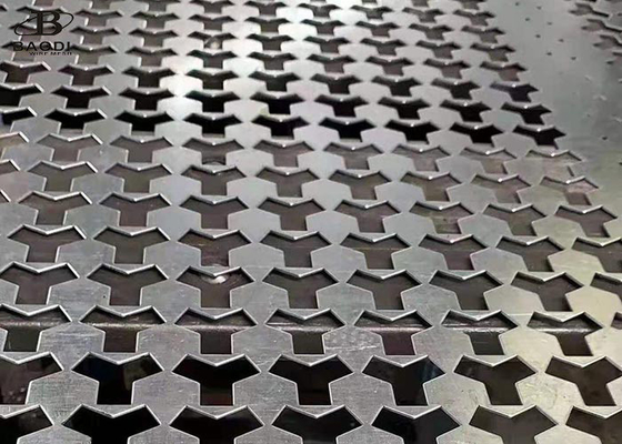 Maglia metallica perforata del foro quadrato di spessore 0.5-3.5mm dello strato