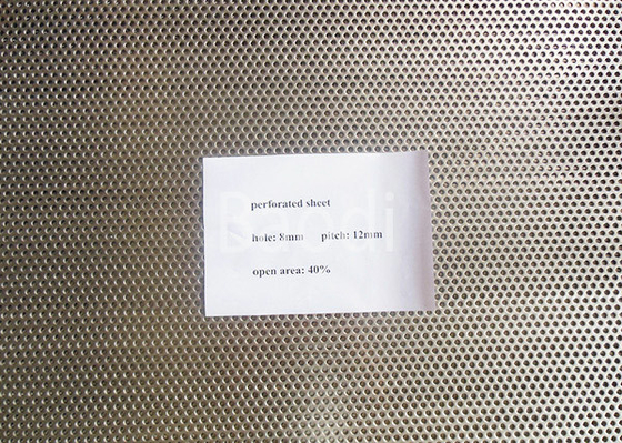 Acciaio inossidabile di alluminio 1X2M Perforated Metal Mesh del modello rotondo