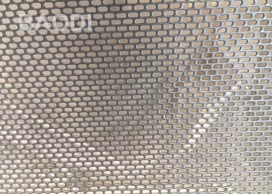 1X2M Galvanized Slotted Hole ha perforato l'acciaio inossidabile Mesh Screen For Mining