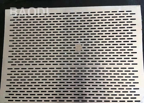 Larghezza di alluminio 1M Perforated Wire Mesh Construction Screen di acciaio inossidabile