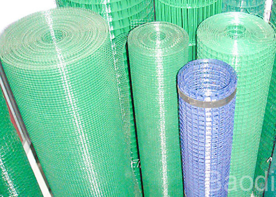 Il recinto animale Pvc Coated 1x1 ss salda il calibro di Mesh Green Color 19