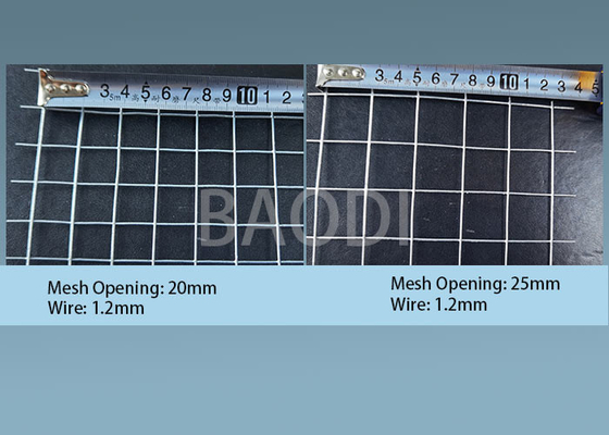 Lo schermo 2x2 della rete metallica ha galvanizzato la larghezza saldata di Mesh Mining 2m del cavo